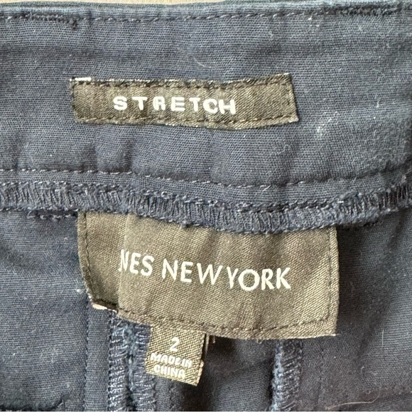 Jones New York Blue Cropped Ankle Pants Relaxed Fit - Picture 6 of 7